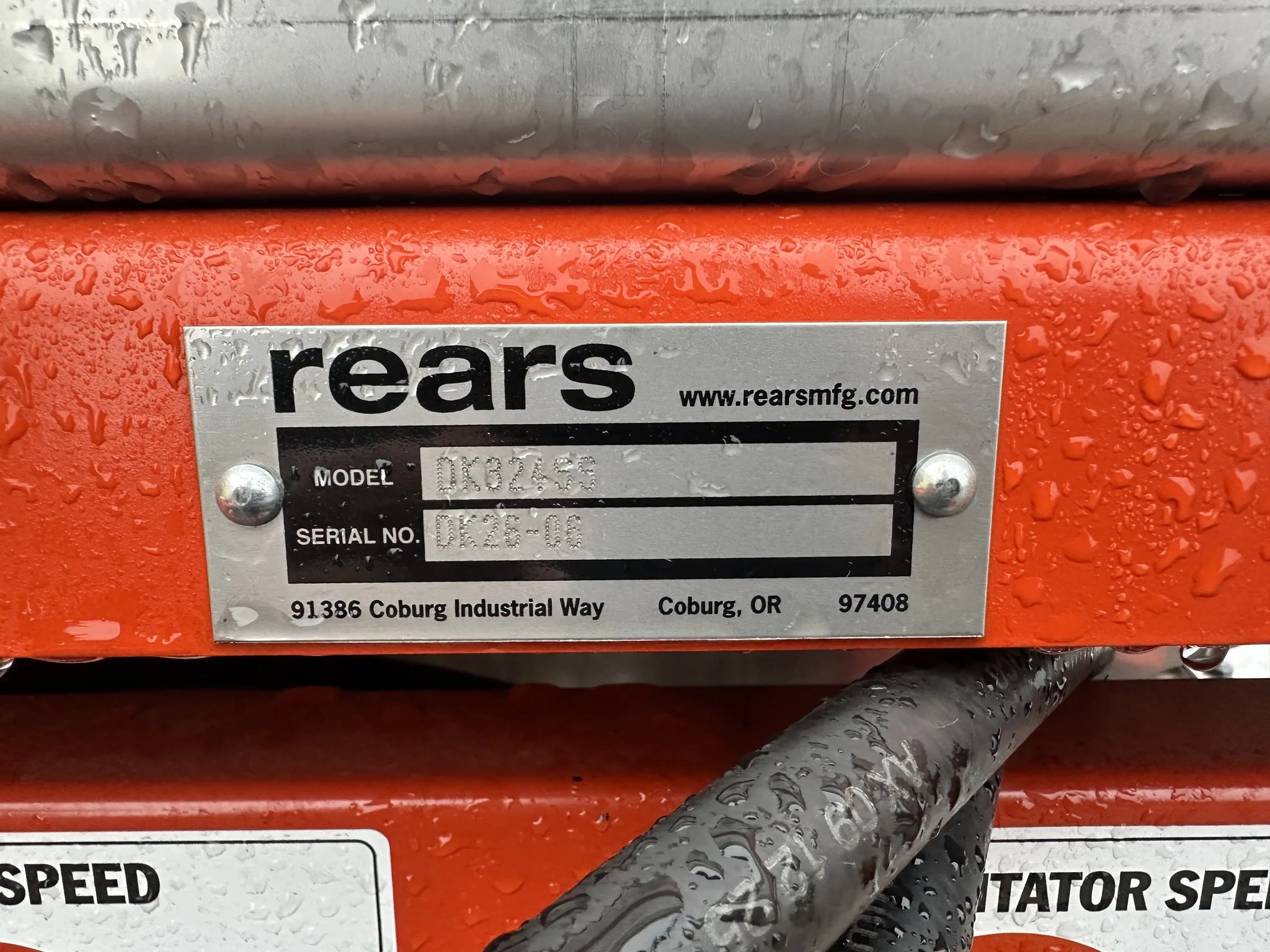 Actual stock photo of Rears DK324SS, stock 025633