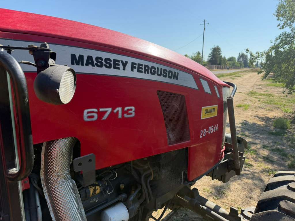 Actual stock photo of Massey Ferguson 6713, stock 028700