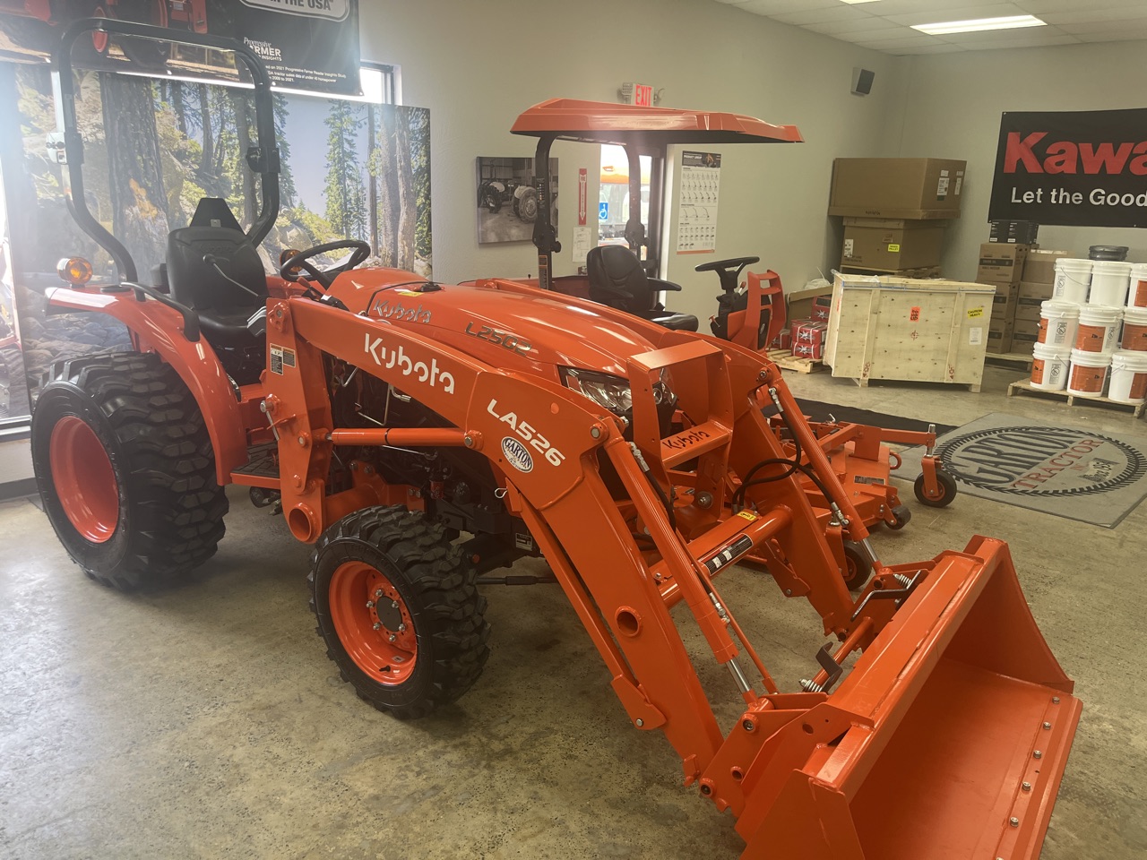 Actual stock photo of Kubota L2502DT, stock 021506