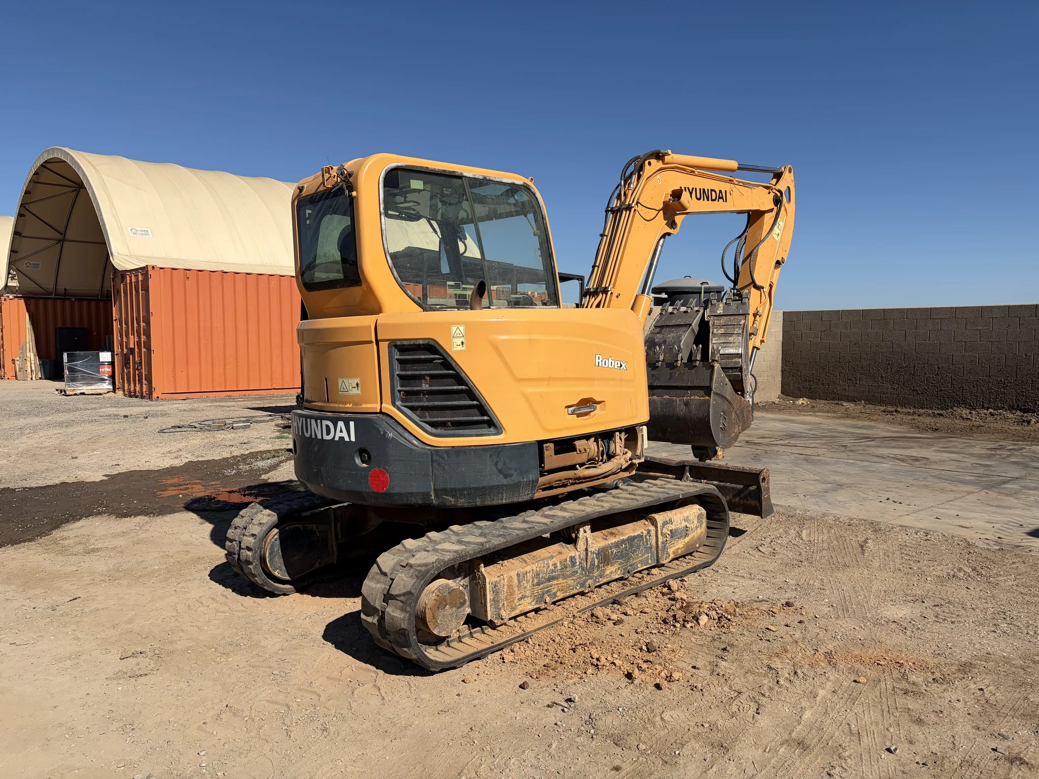 Actual stock photo of HYUNDAI ROBEX 60CR-9, stock 029555