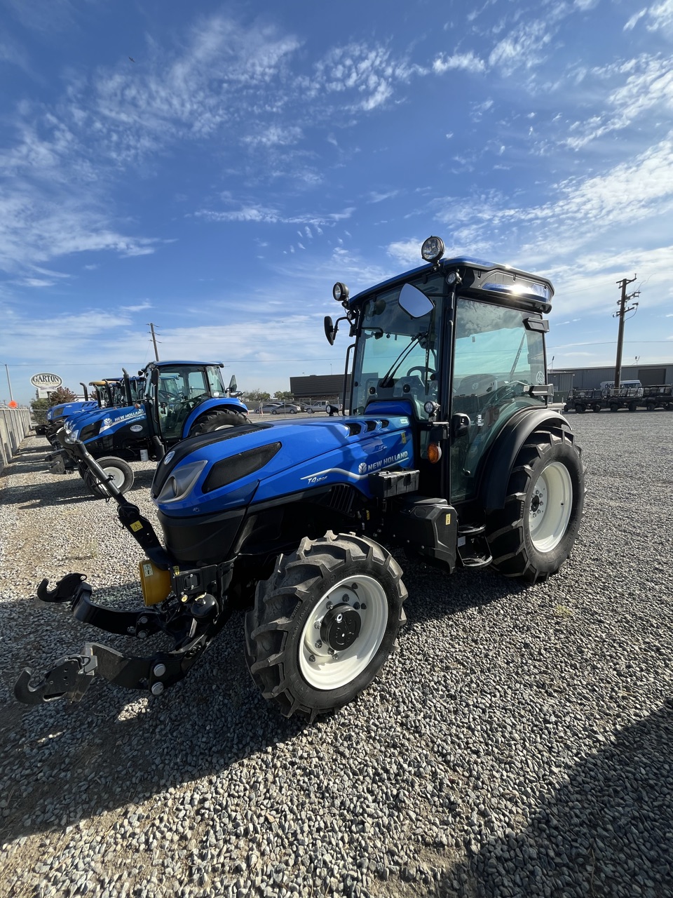 Actual stock photo of New Holland T4.120F T4B, stock 002257