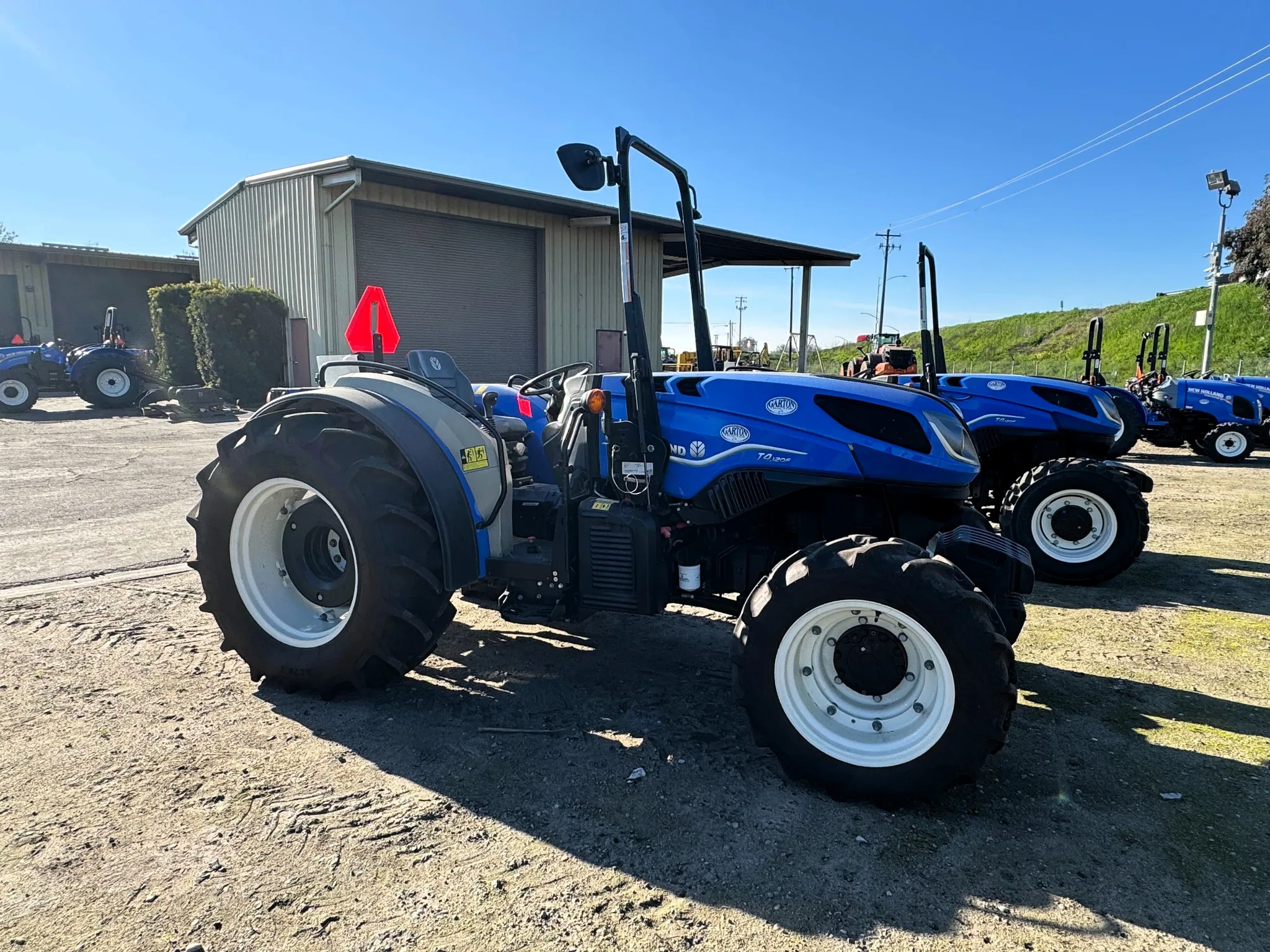 Actual stock photo of New Holland T4.120F T4B, stock 002242