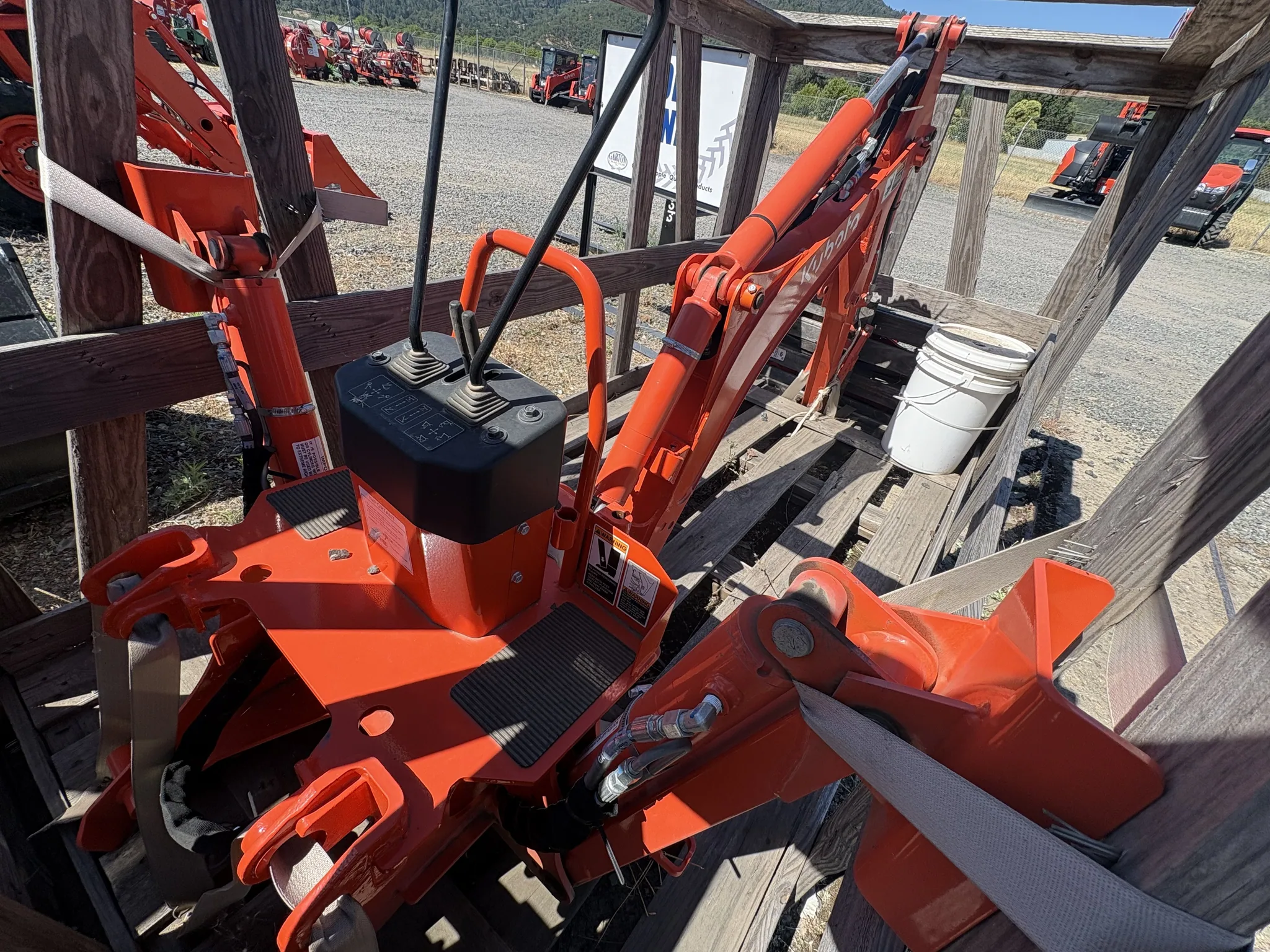 Actual stock photo of Kubota BH70, stock K99052
