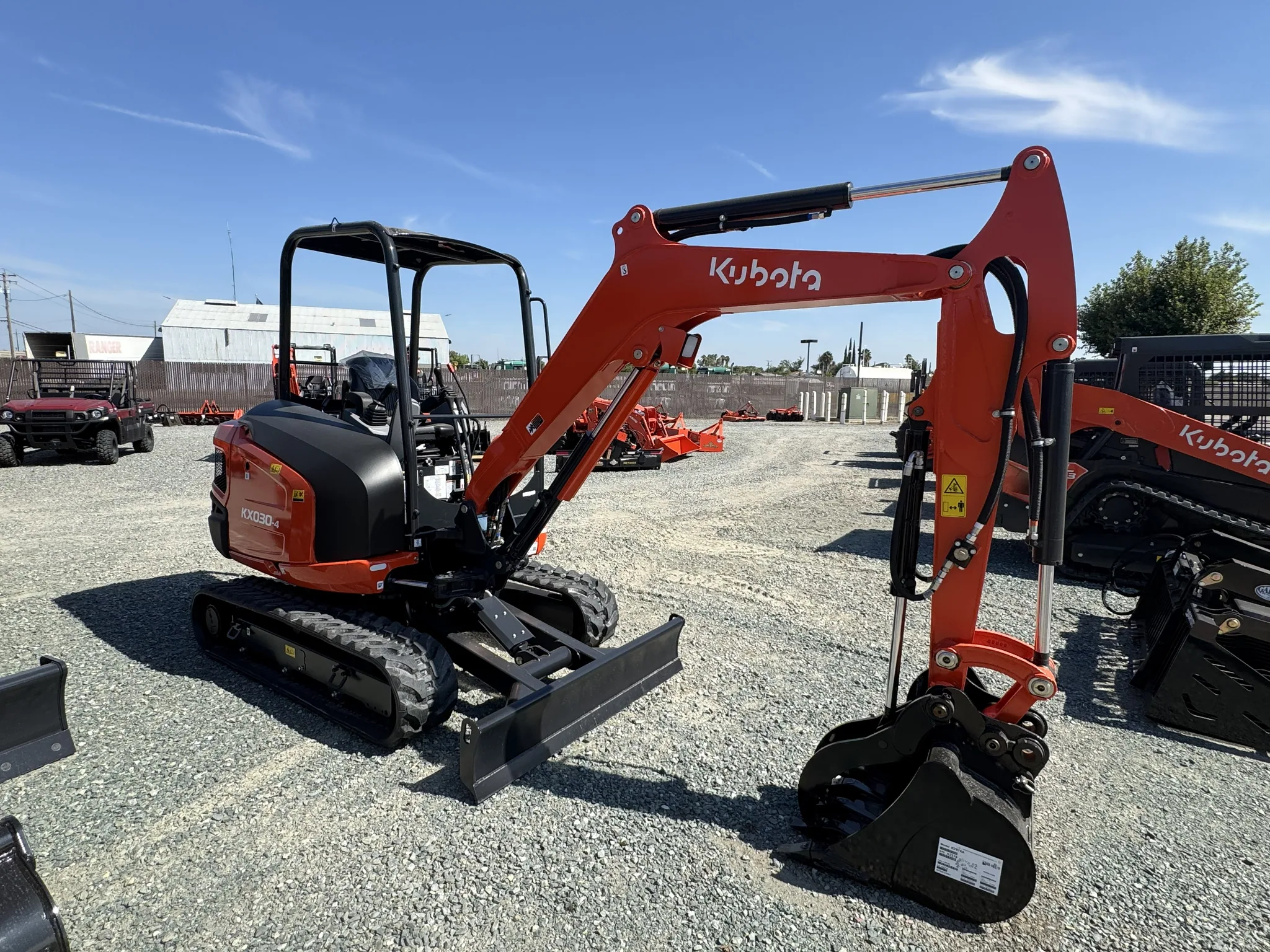 Actual stock photo of Kubota Construction KX030-4R1, stock 025734