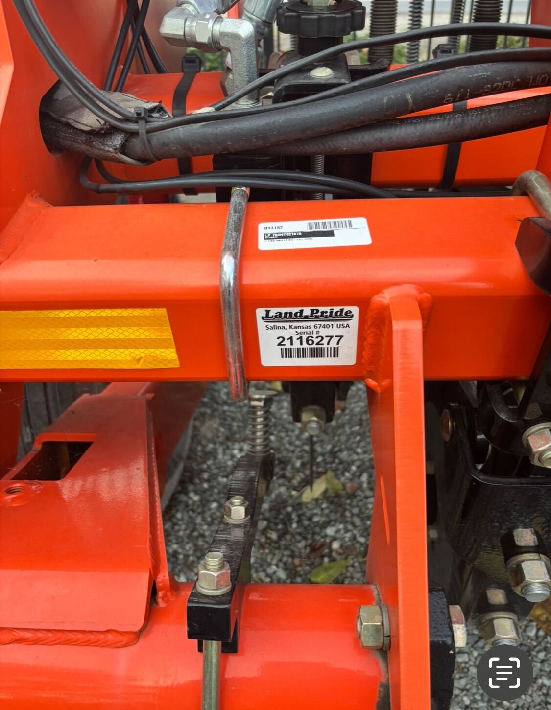 Actual stock photo of Land Pride 706NT821075, stock 013152
