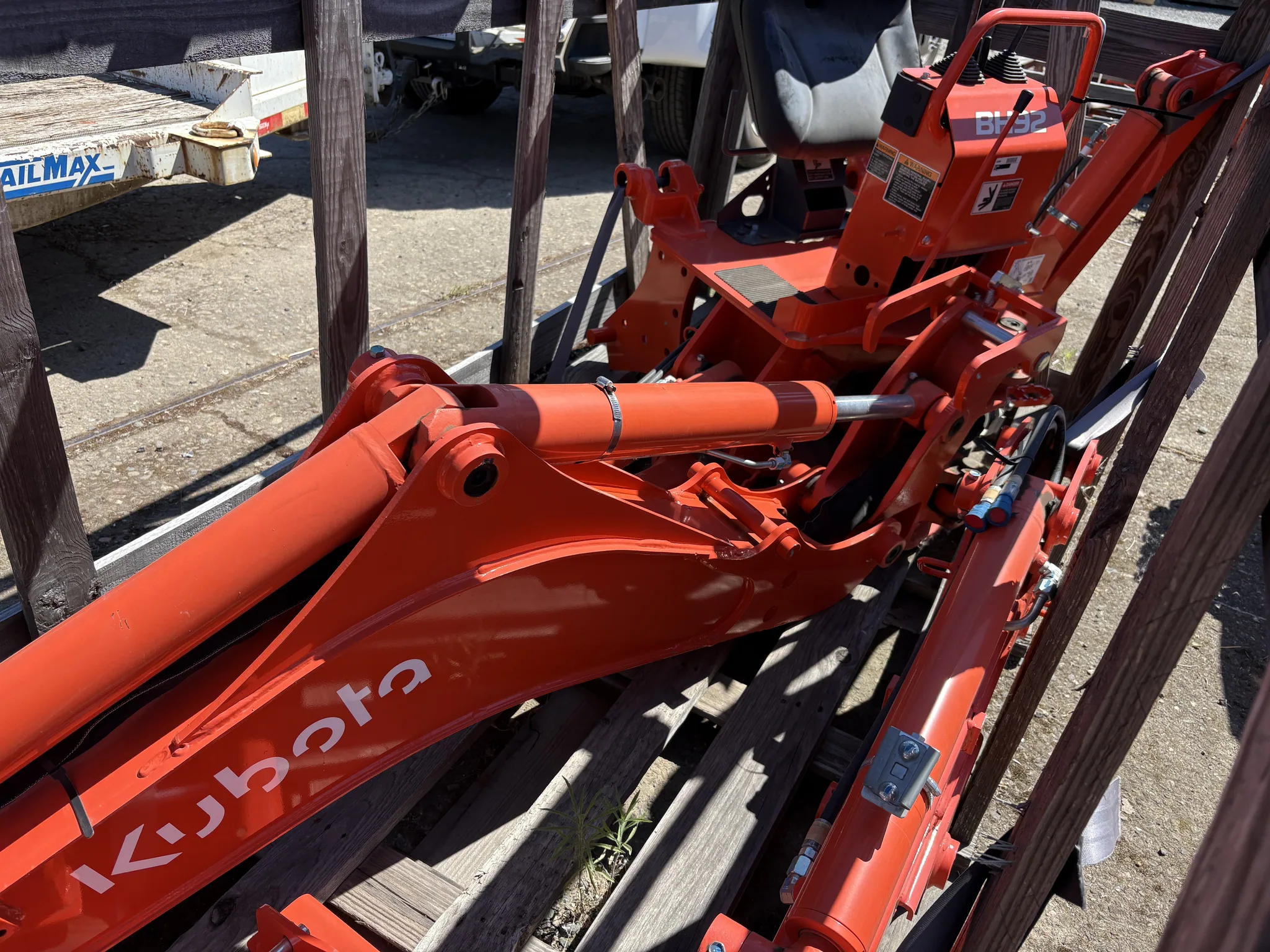 Actual stock photo of Kubota BH92, stock KC0559