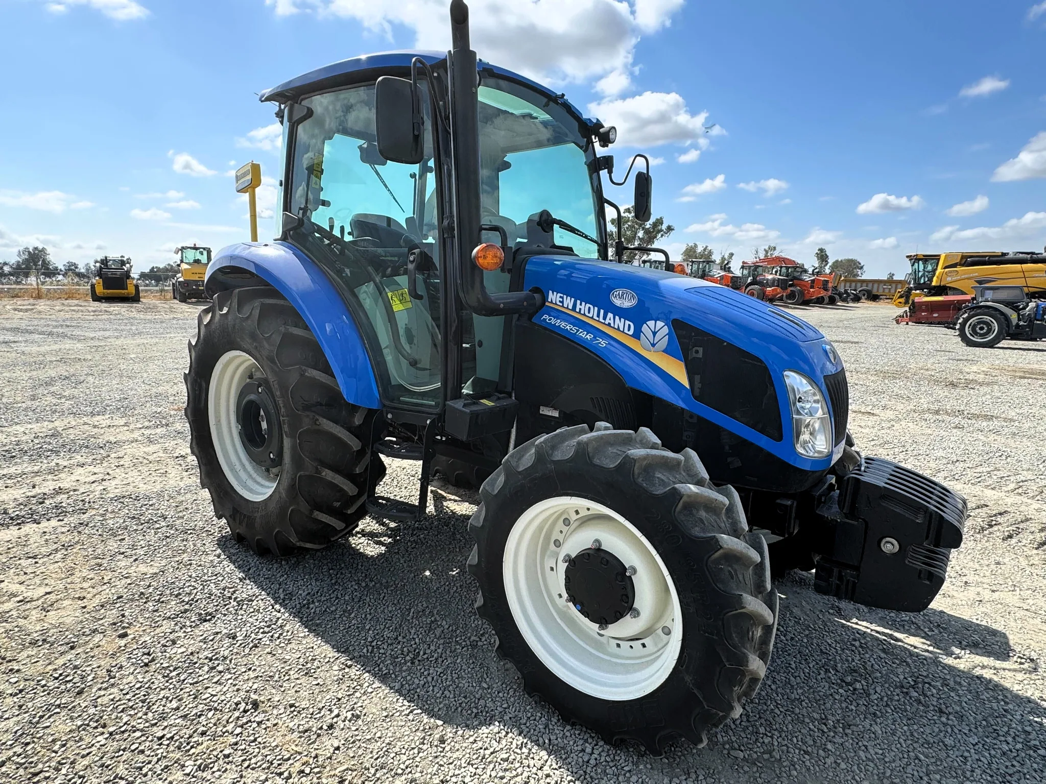 Actual stock photo of New Holland POWERSTAR 75, stock 002809