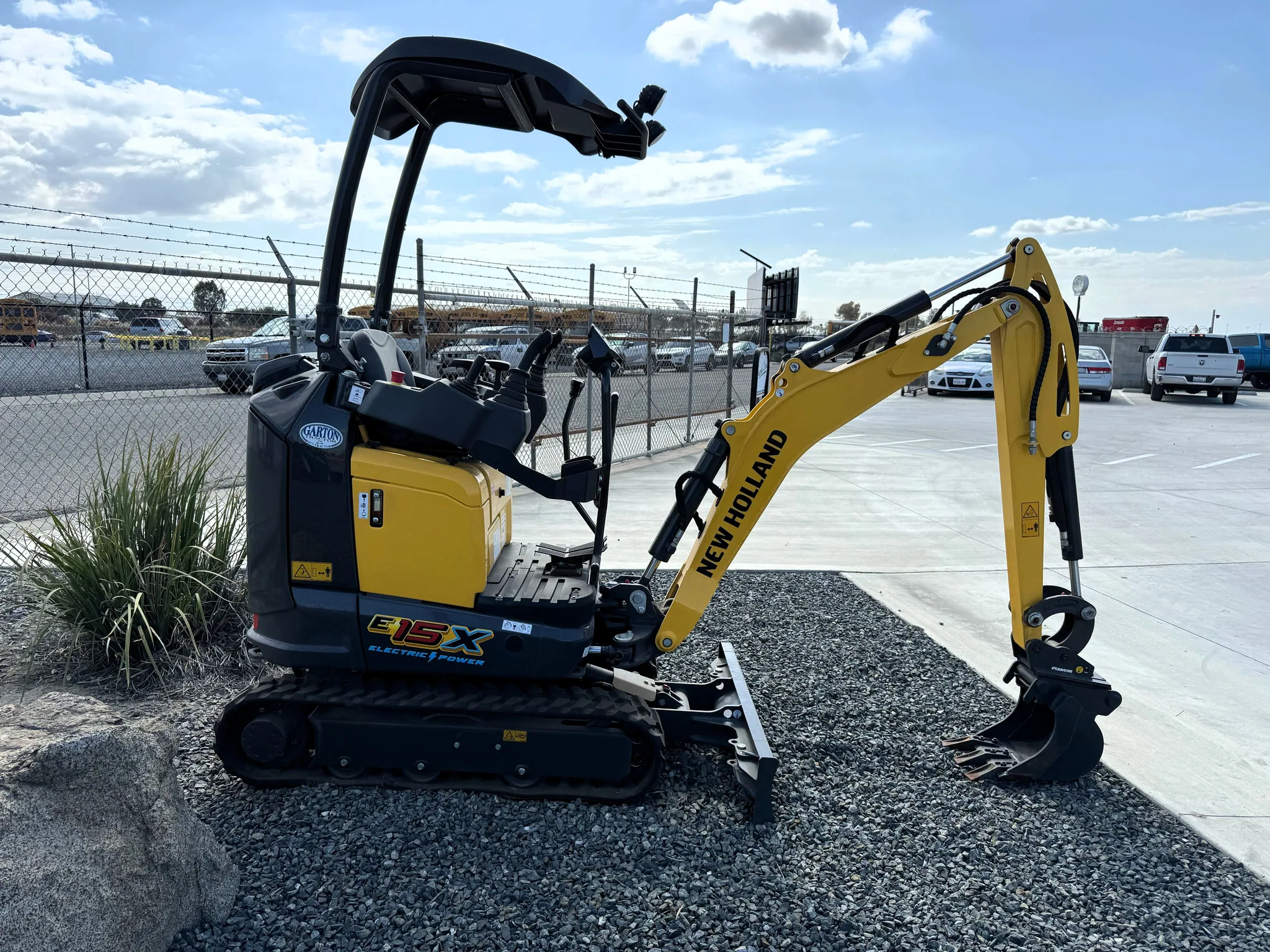 Actual stock photo of New Holland E15X, stock 004729