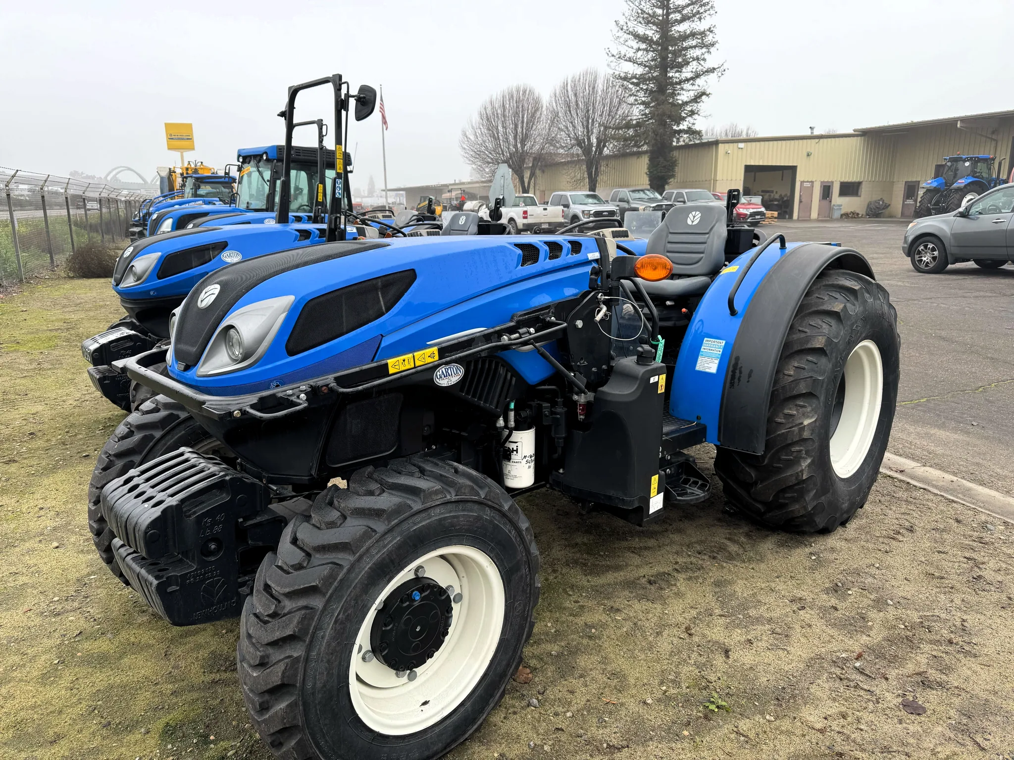 Actual stock photo of New Holland T4.120F T4B, stock 002300
