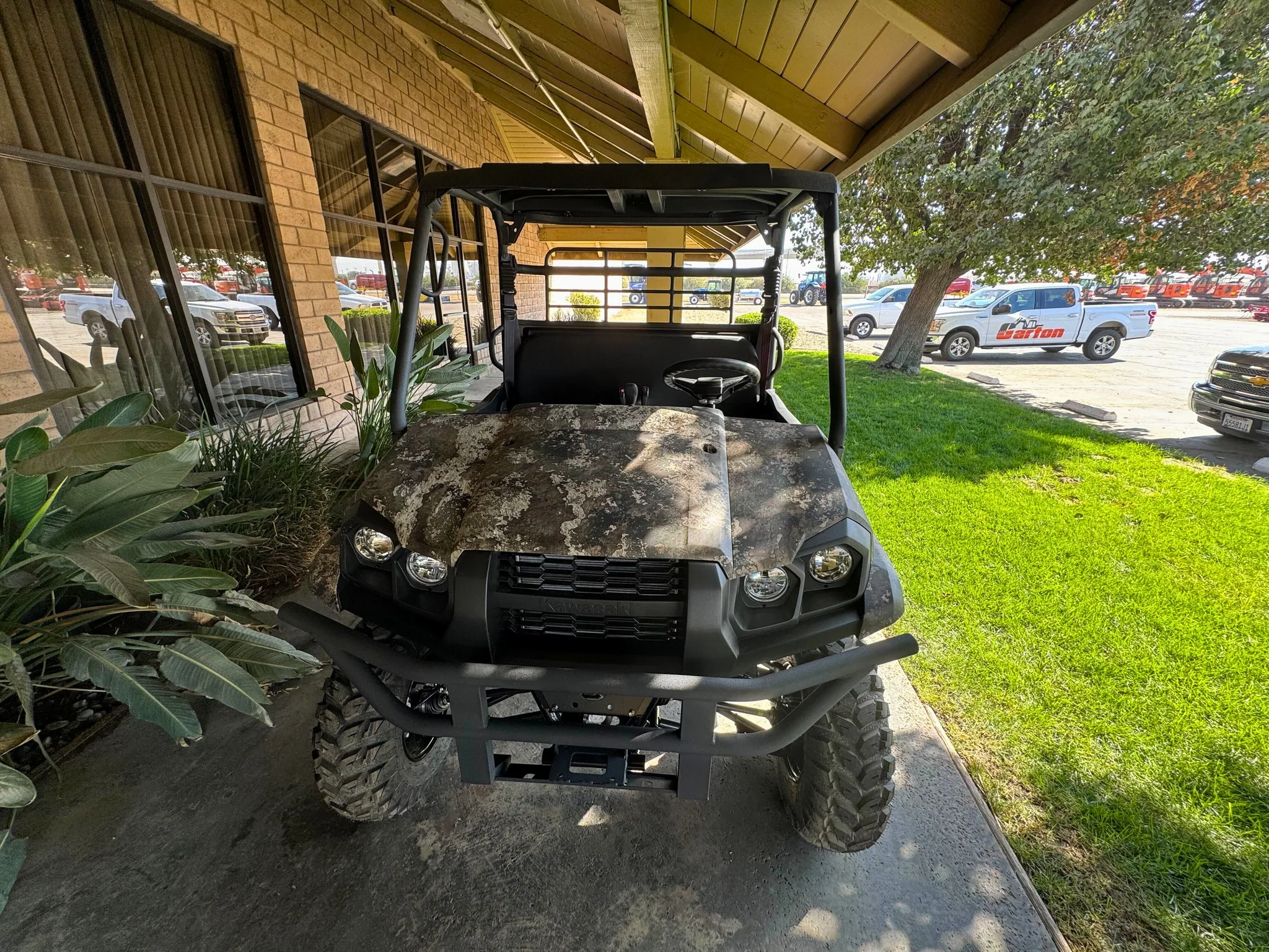 Actual stock photo of Kawasaki PRO-MX CAMO, stock 021729