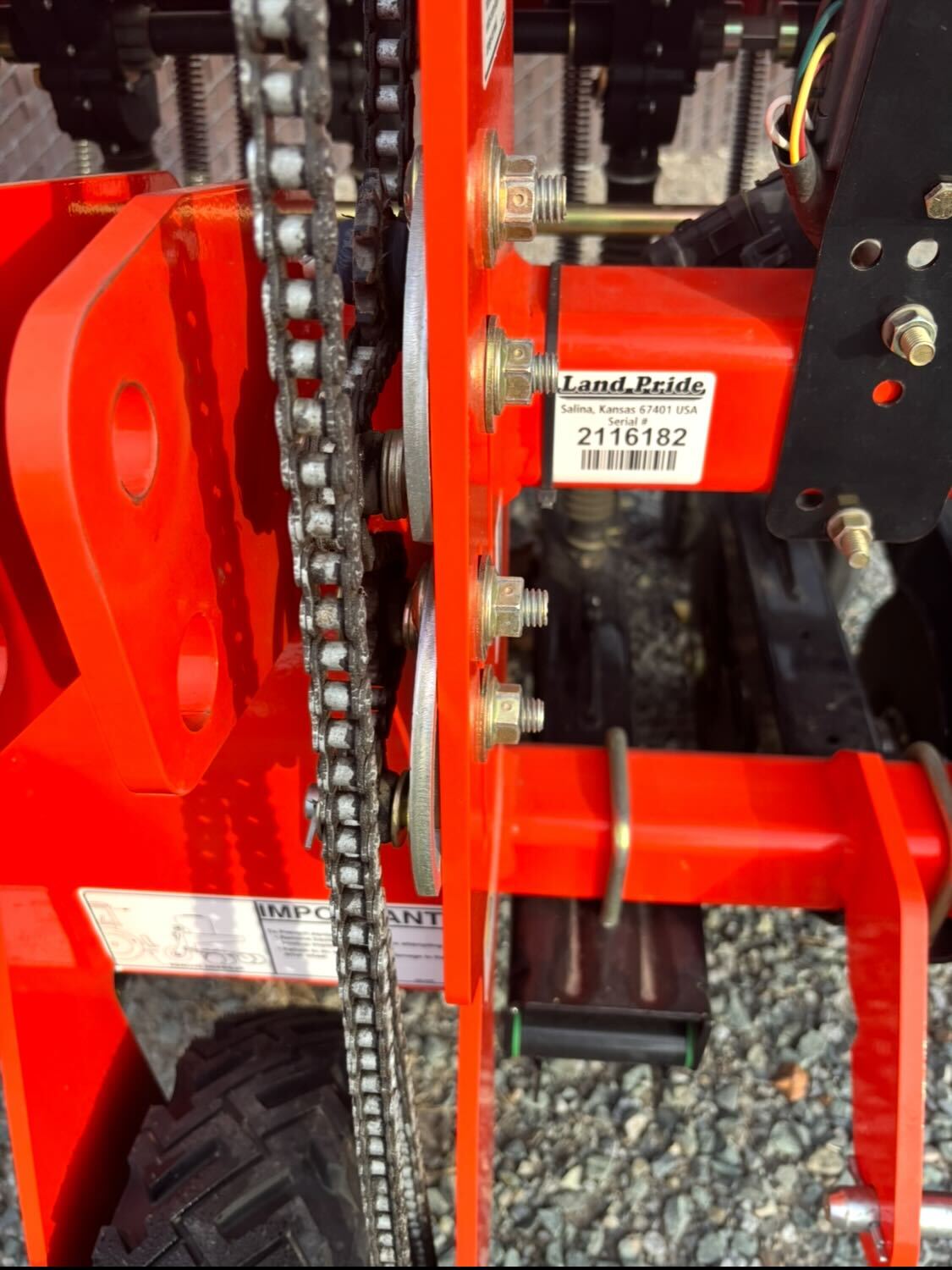 Actual stock photo of Land Pride 3P500V, stock 013151