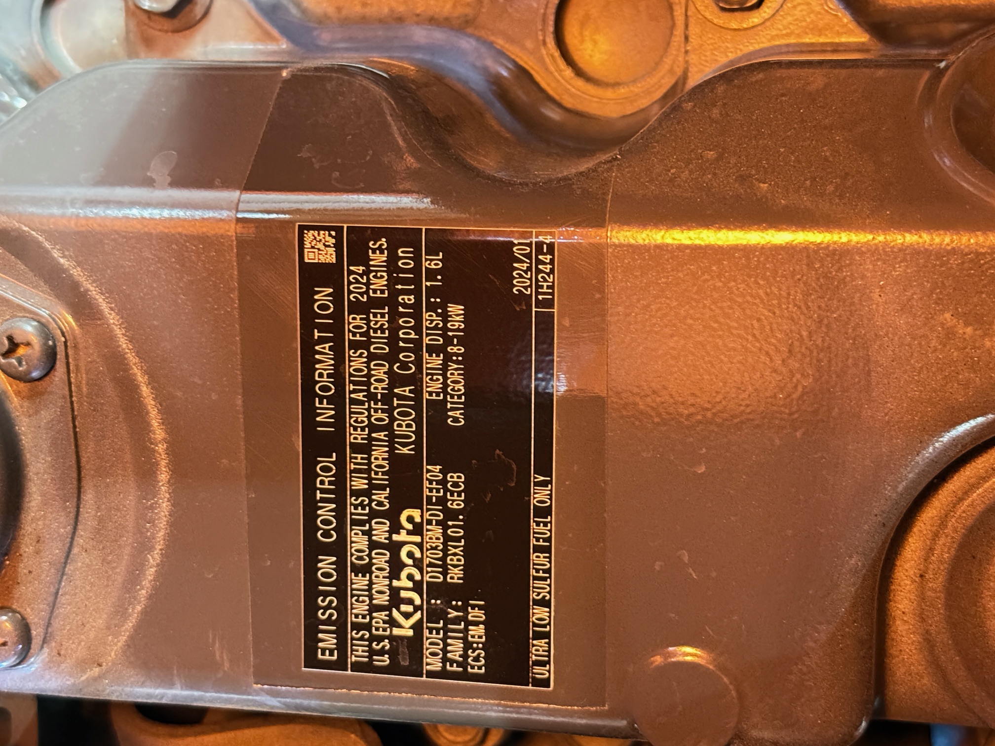 Actual stock photo of Kubota L2502DT, stock 019946