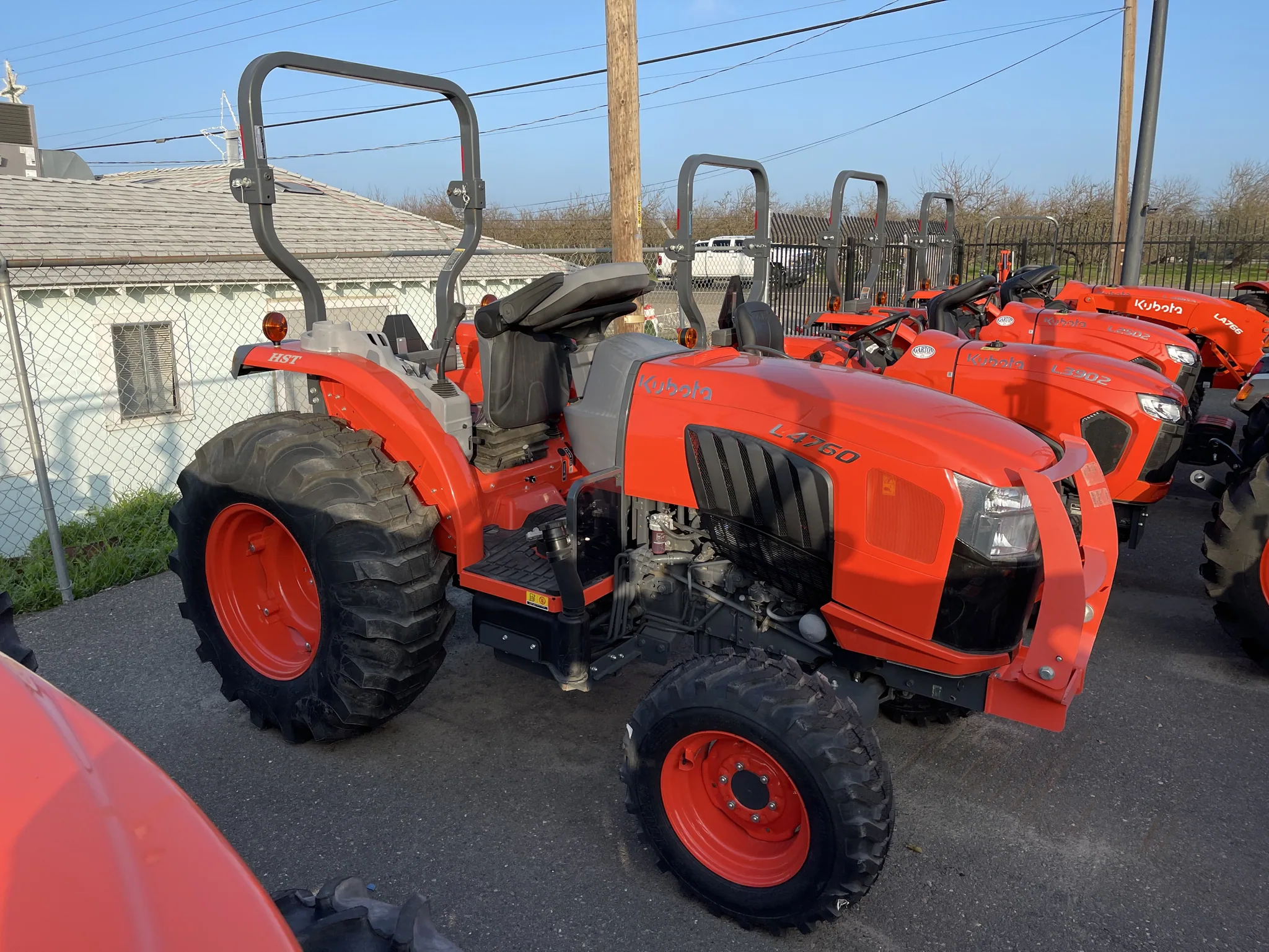 Actual stock photo of Kubota L4760HST, stock 013897