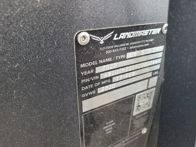 Actual stock photo 2 of 2026 Land Master AMP (4X2), stock 025307