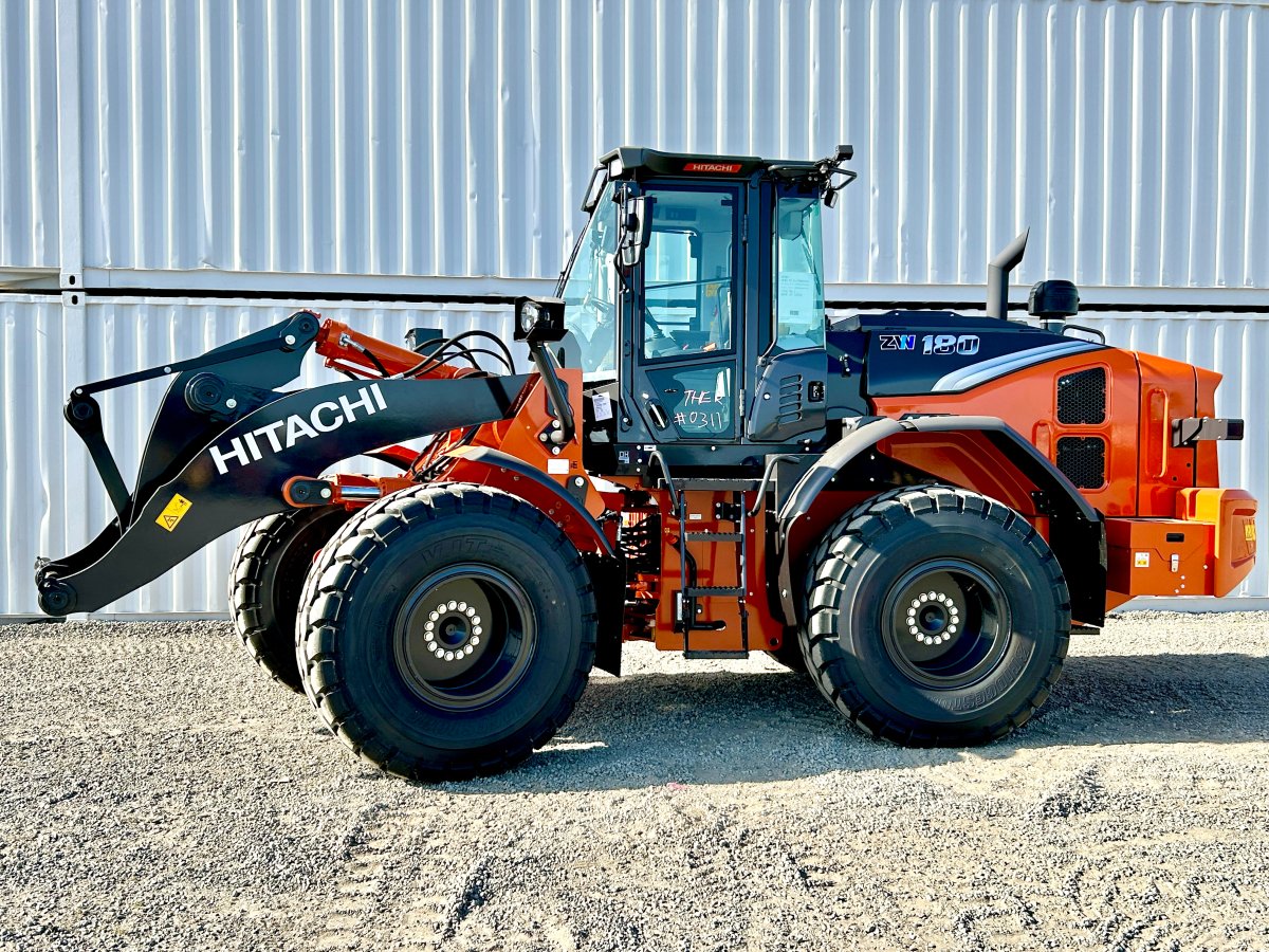 Actual stock photo of Hitachi LANDCROS ZW180-7, stock 005874