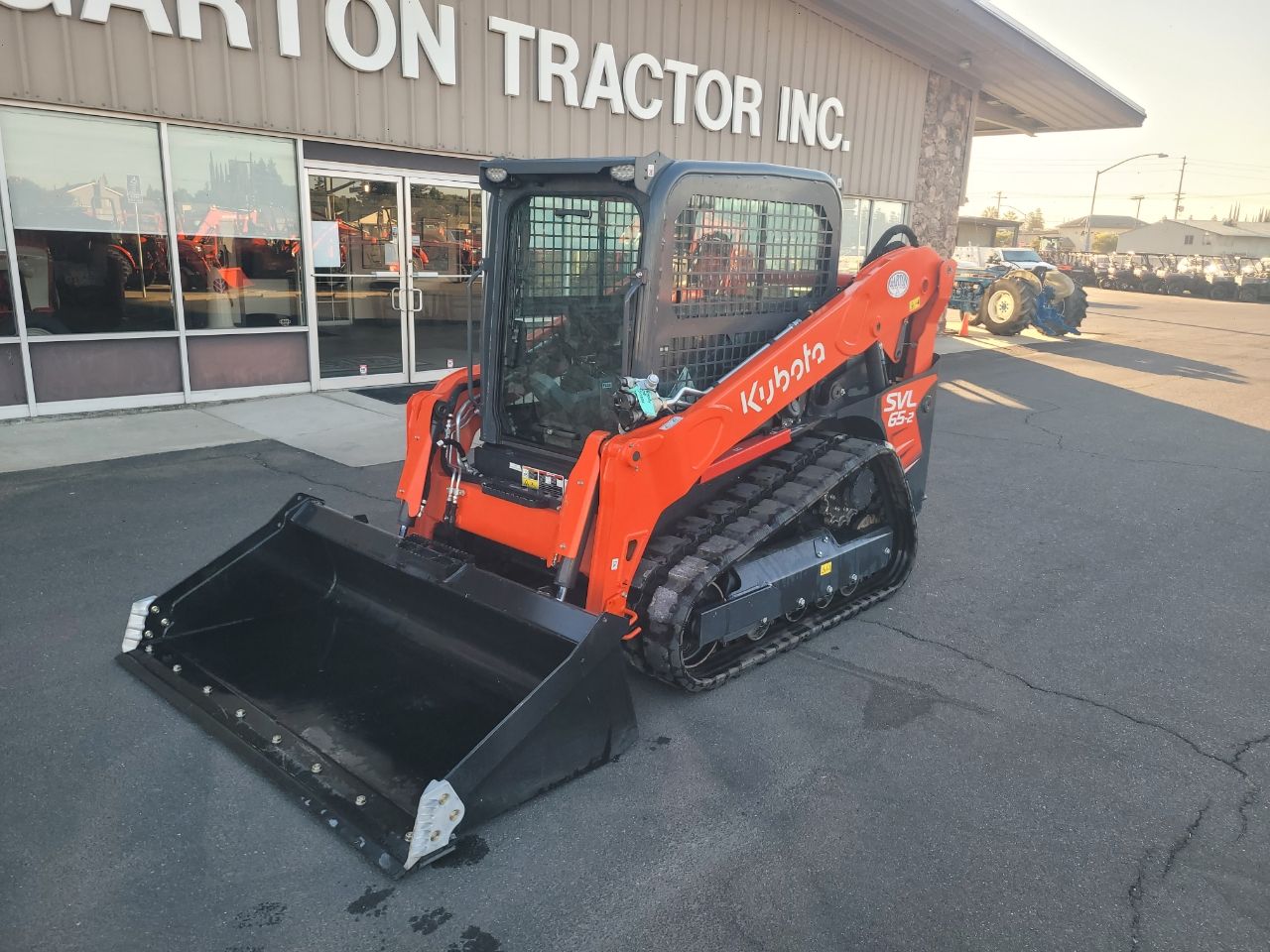 Actual stock photo of Kubota Construction SVL65-2HFWC, stock 018578