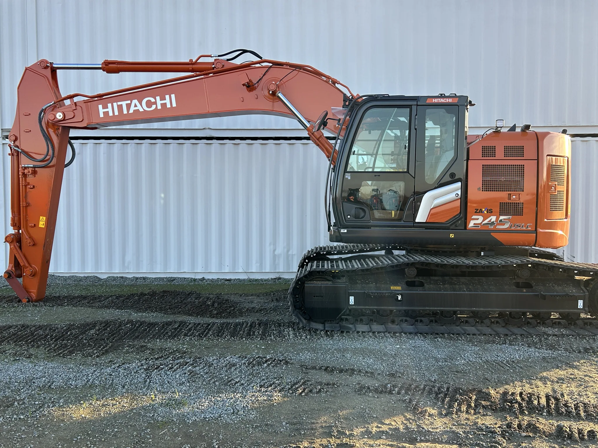 Actual stock photo of Hitachi LANDCROS ZX245USLC-7, stock 017907