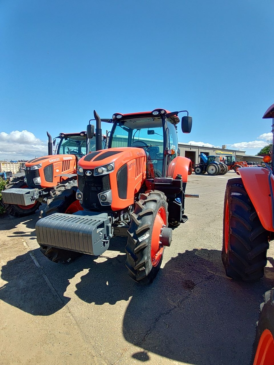 Actual stock photo of Kubota M7-134D, stock 014834