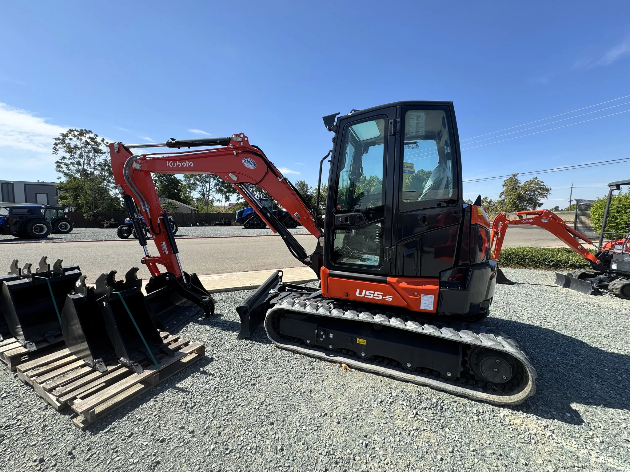 Actual stock photo of Kubota Construction U55-5R3AP, stock 020521