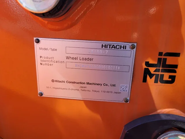 Actual stock photo 4 of 2024 Hitachi LANDCROS ZW180-7, stock 005874